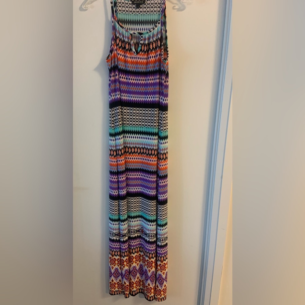 Colourful summer dress